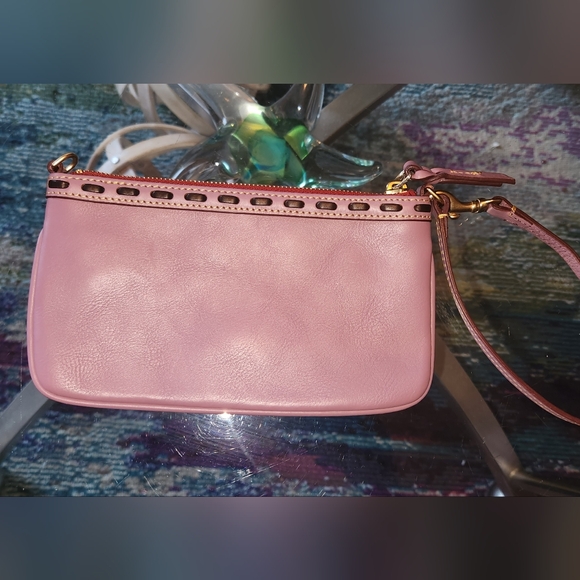 Dooney & Bourke Mauve Florentine Wristlet - Picture 2 of 5